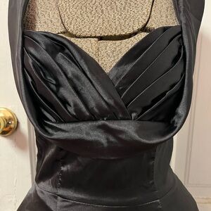 Black Hearts and Roses dress with beautiful bustline